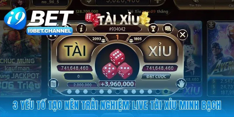 Live Tài Xỉu 2026 - Dealer Thật Vận Hành Minh Bạch Tại i9Bet - CAVON