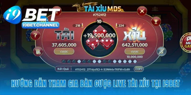 Live Tài Xỉu 2026 - Dealer Thật Vận Hành Minh Bạch Tại i9Bet - CAVON