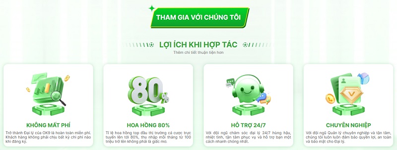 Đại Lý OK9 - Chính Sách Mới Nhất, Điều Kiện Tham Gia Đại Lý - CAVON