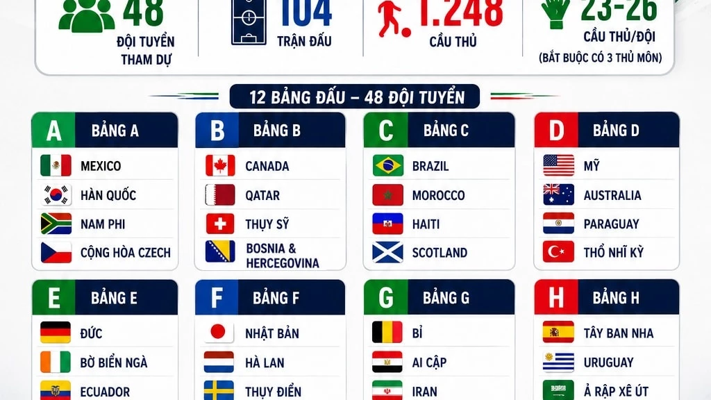 Danh Sách Cầu Thủ 48 ĐTQG Dự World Cup 2026: Chờ Messi Quyết định & Phân Tích Chuyên Sâu | Thể Thao OK9 - CAVON