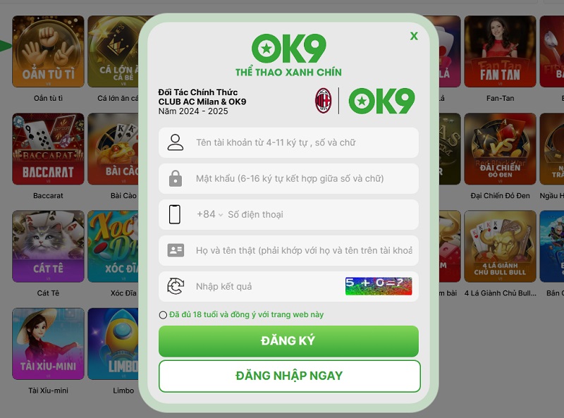Game Bài OK9 - Sảnh Game Đổi Thưởng #1 Được Hội Viên Yêu Thích - CAVON